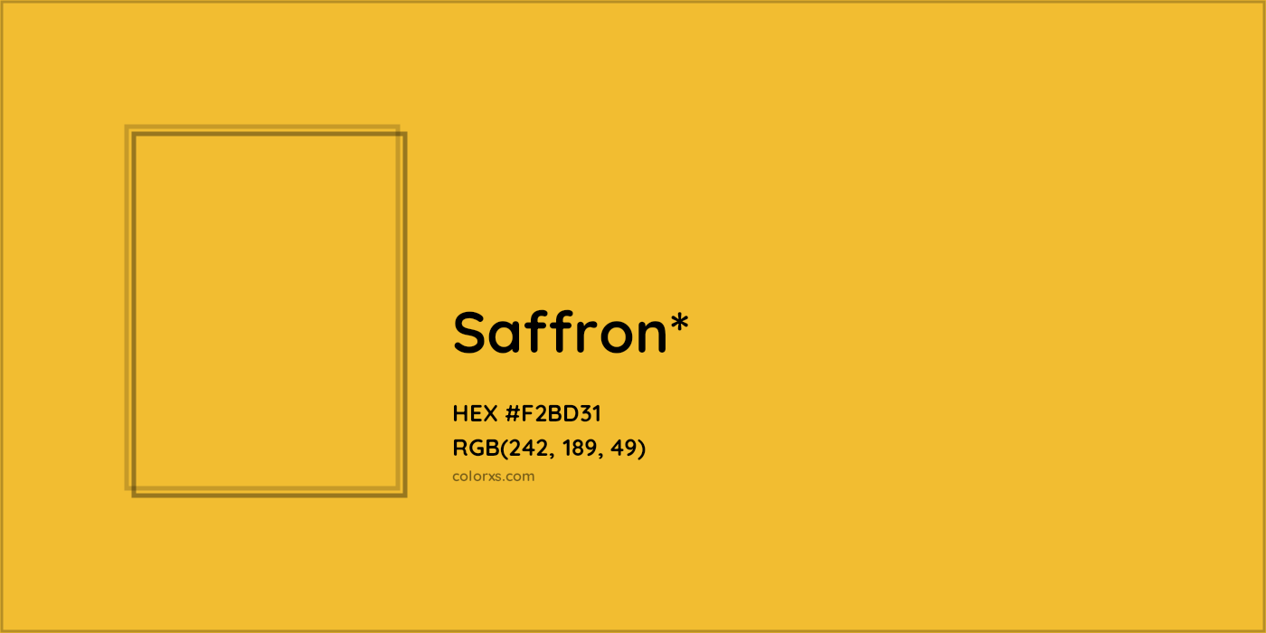 HEX #F2BD31 Color Name, Color Code, Palettes, Similar Paints, Images