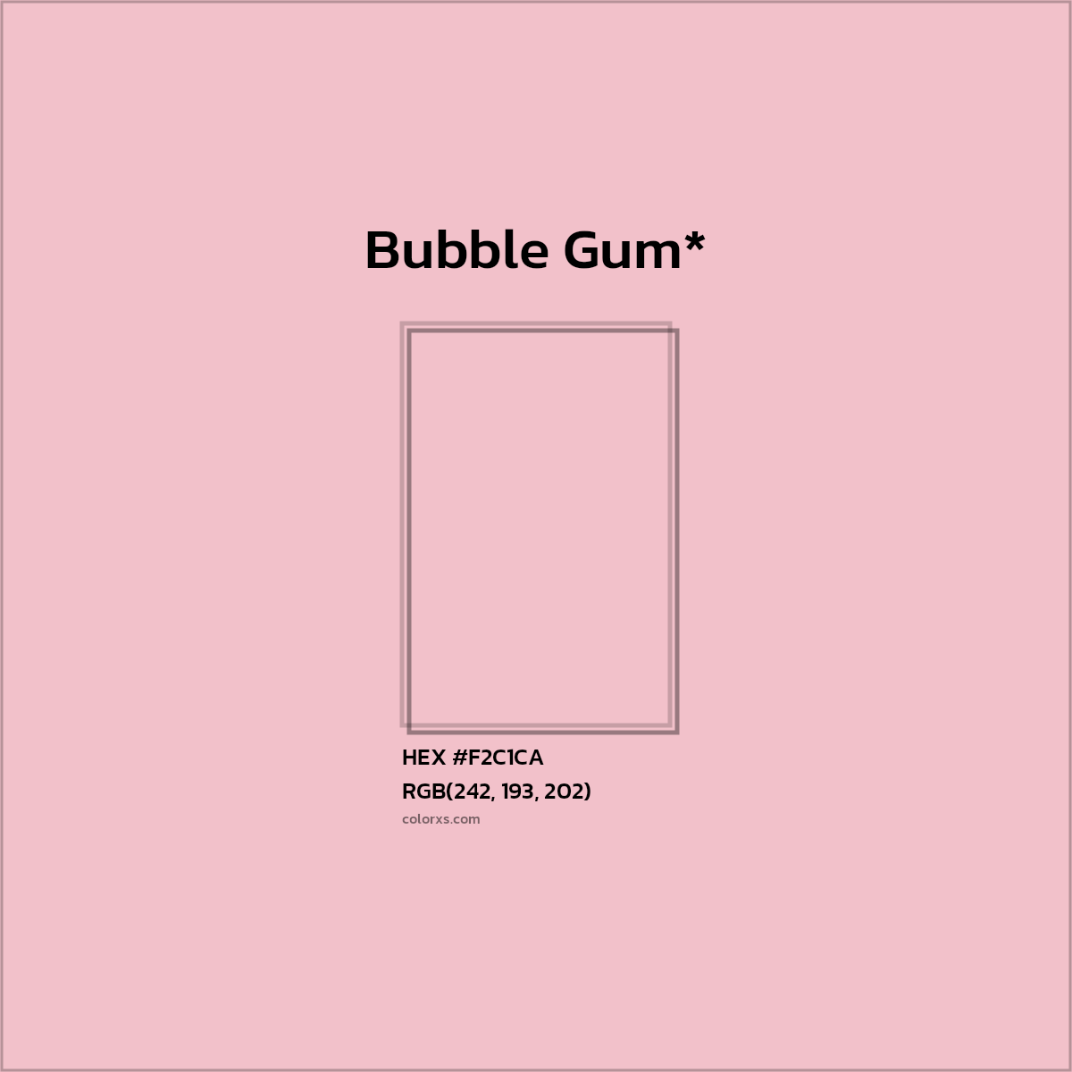 HEX #F2C1CA Color Name, Color Code, Palettes, Similar Paints, Images