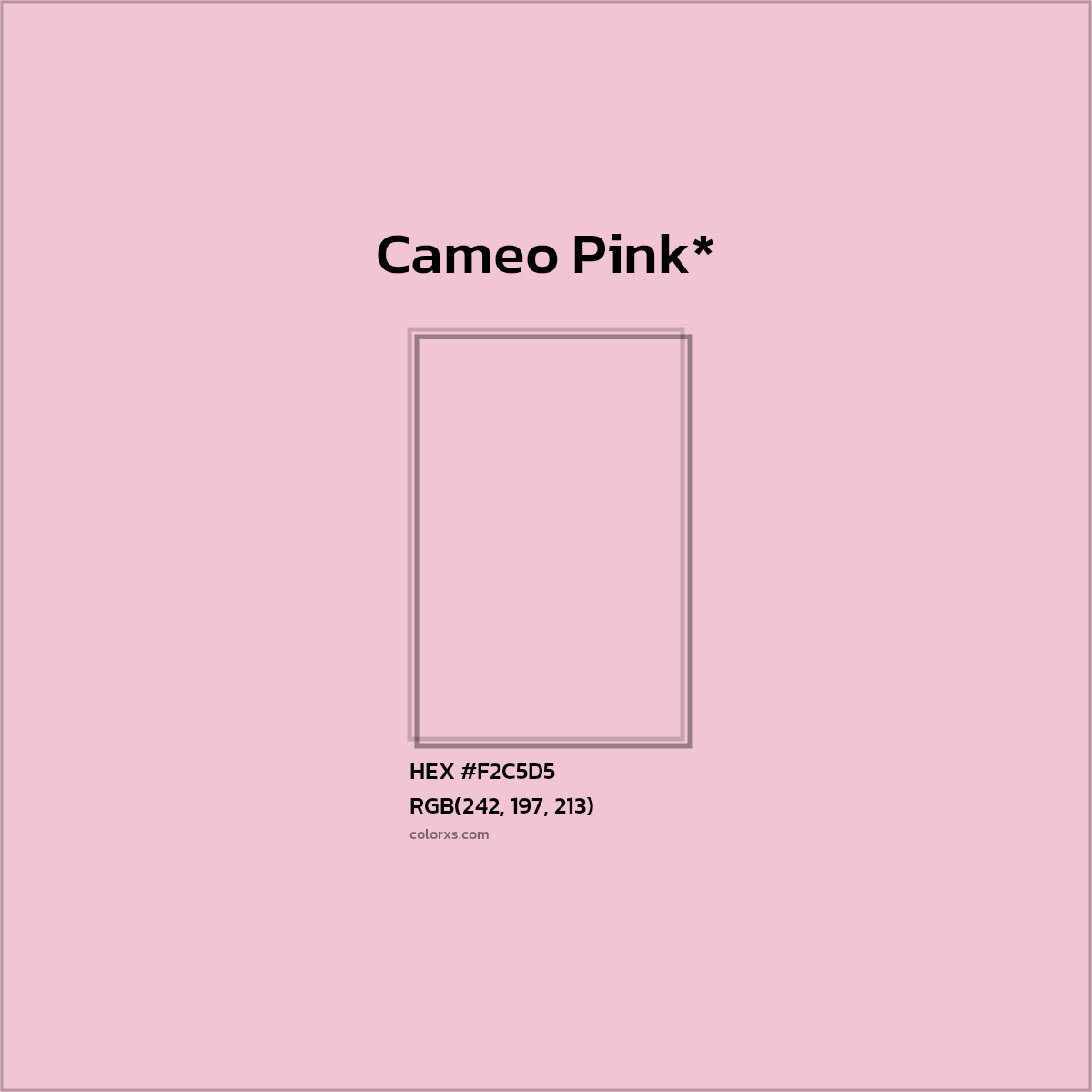 HEX #F2C5D5 Color Name, Color Code, Palettes, Similar Paints, Images