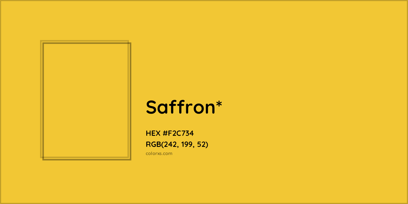 HEX #F2C734 Color Name, Color Code, Palettes, Similar Paints, Images
