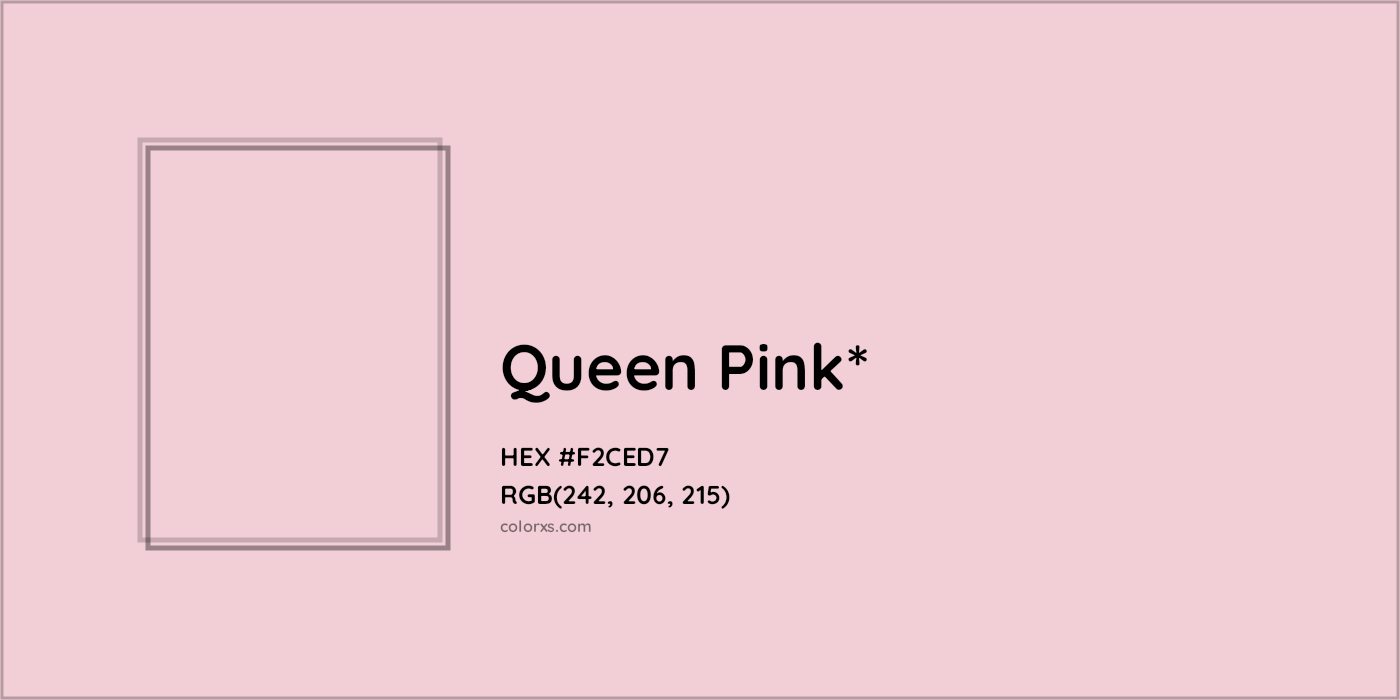 HEX #F2CED7 Color Name, Color Code, Palettes, Similar Paints, Images