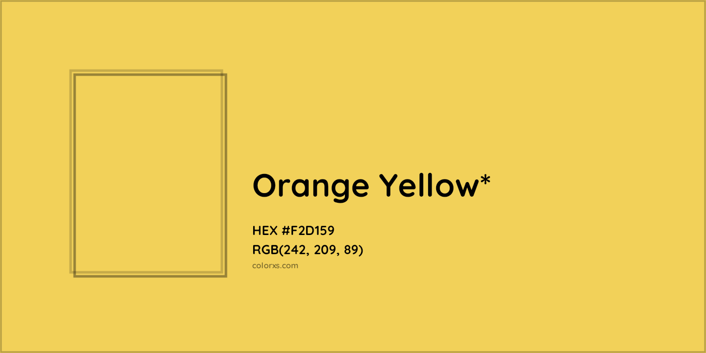 HEX #F2D159 Color Name, Color Code, Palettes, Similar Paints, Images