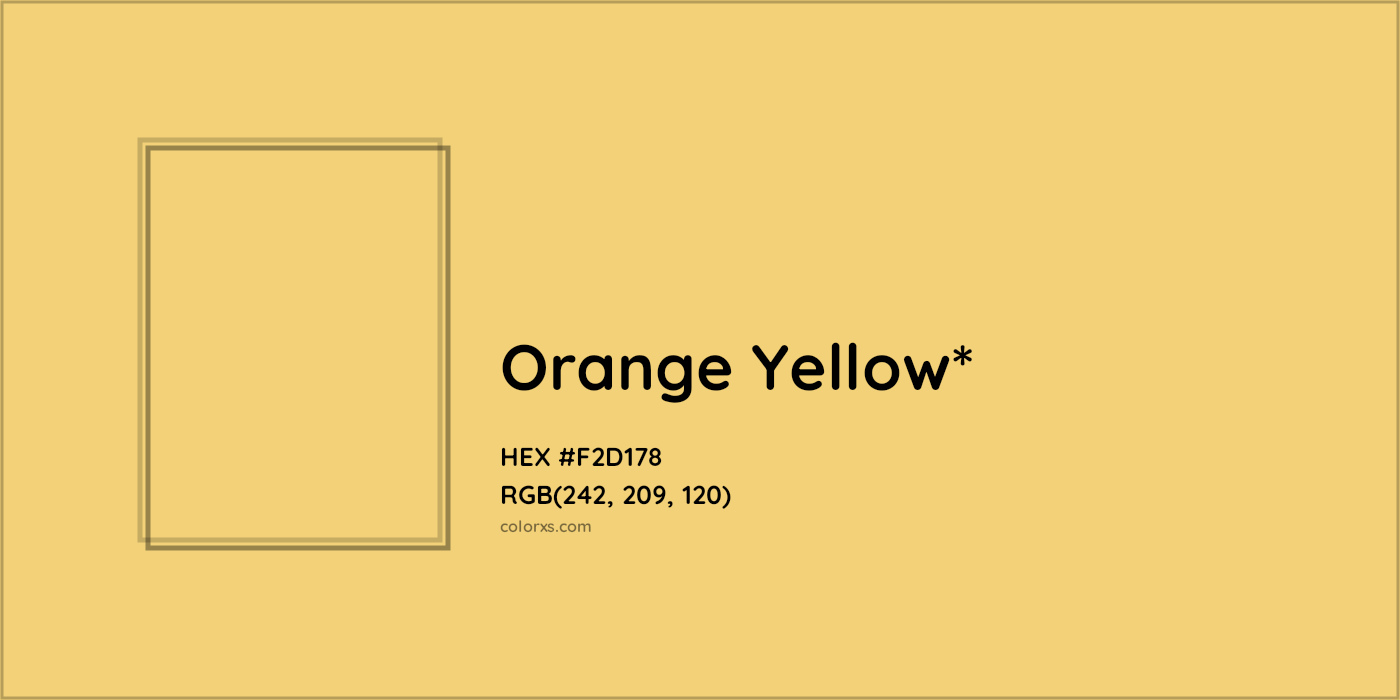 HEX #F2D178 Color Name, Color Code, Palettes, Similar Paints, Images