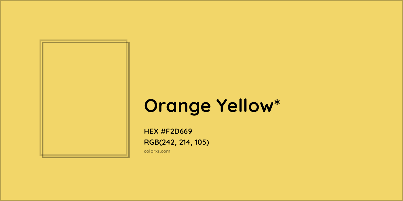 HEX #F2D669 Color Name, Color Code, Palettes, Similar Paints, Images