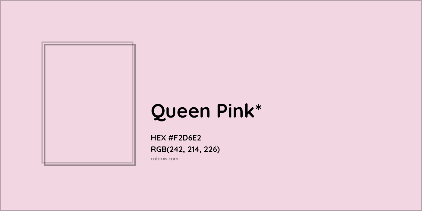 HEX #F2D6E2 Color Name, Color Code, Palettes, Similar Paints, Images