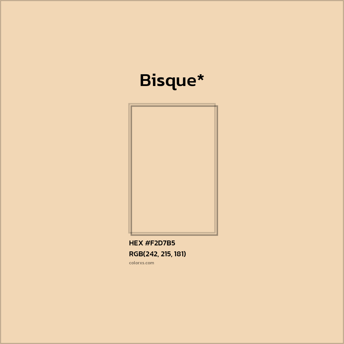 HEX #F2D7B5 Color Name, Color Code, Palettes, Similar Paints, Images