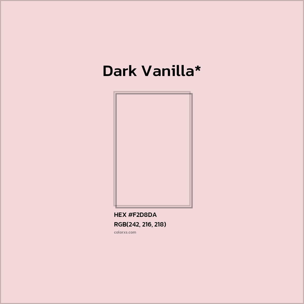 HEX #F2D8DA Color Name, Color Code, Palettes, Similar Paints, Images