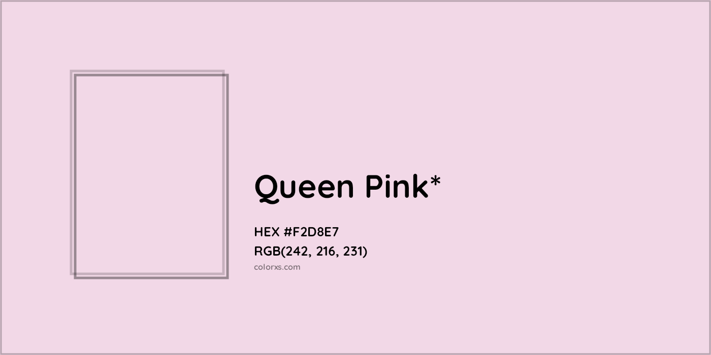 HEX #F2D8E7 Color Name, Color Code, Palettes, Similar Paints, Images
