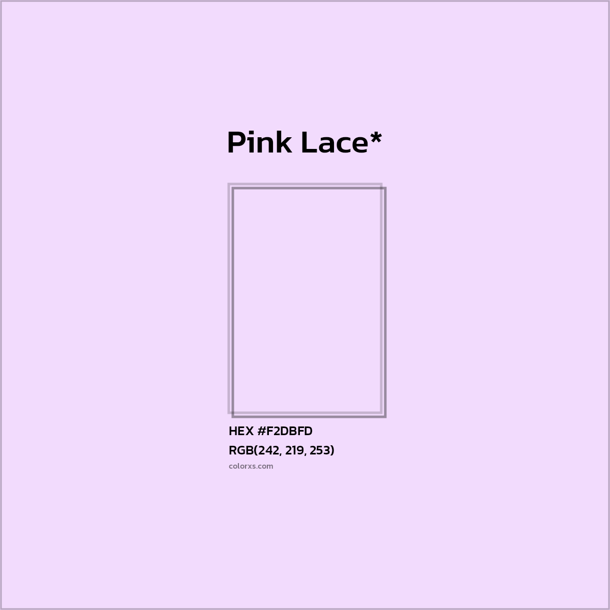 HEX #F2DBFD Color Name, Color Code, Palettes, Similar Paints, Images