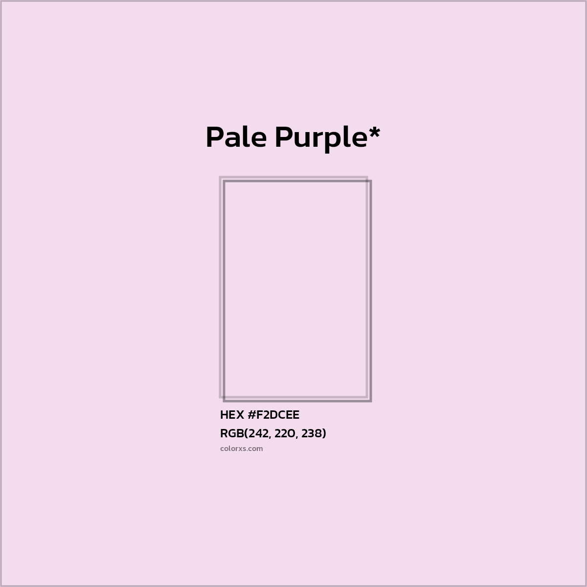 HEX #F2DCEE Color Name, Color Code, Palettes, Similar Paints, Images