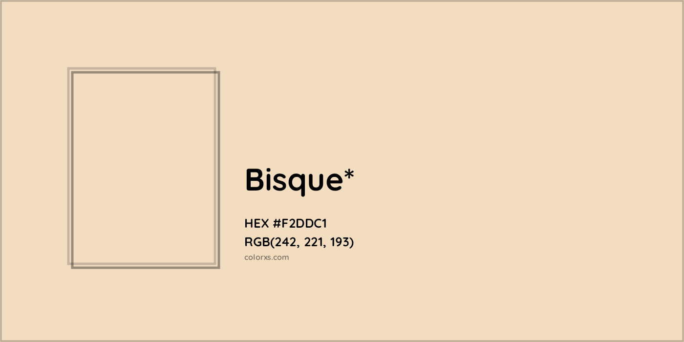 HEX #F2DDC1 Color Name, Color Code, Palettes, Similar Paints, Images