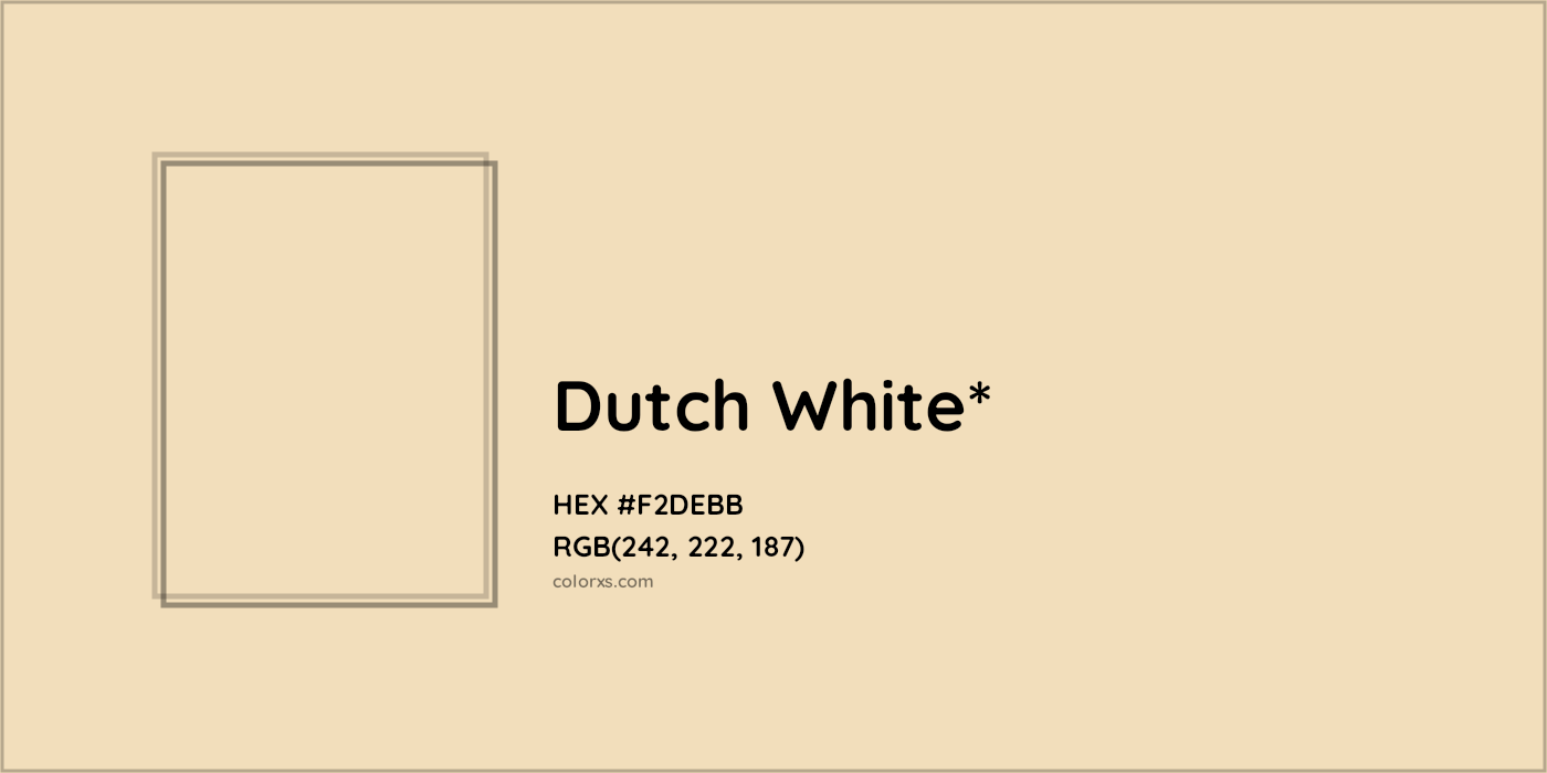 HEX #F2DEBB Color Name, Color Code, Palettes, Similar Paints, Images