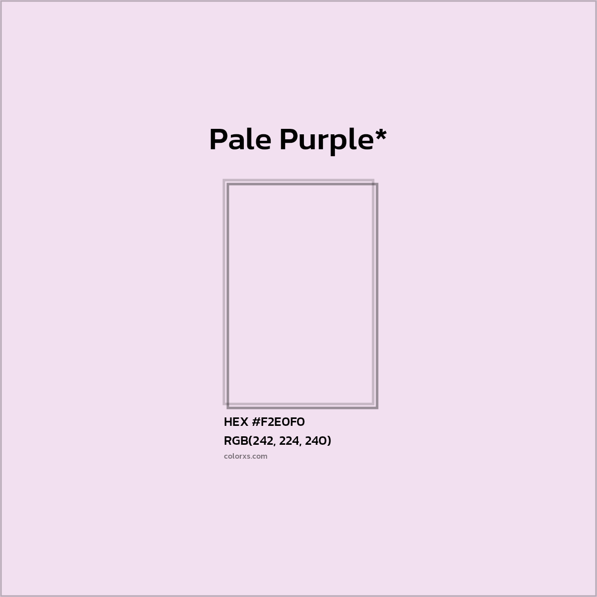 HEX #F2E0F0 Color Name, Color Code, Palettes, Similar Paints, Images