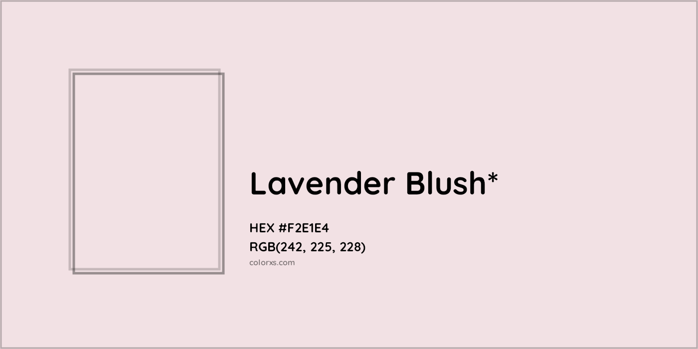 HEX #F2E1E4 Color Name, Color Code, Palettes, Similar Paints, Images