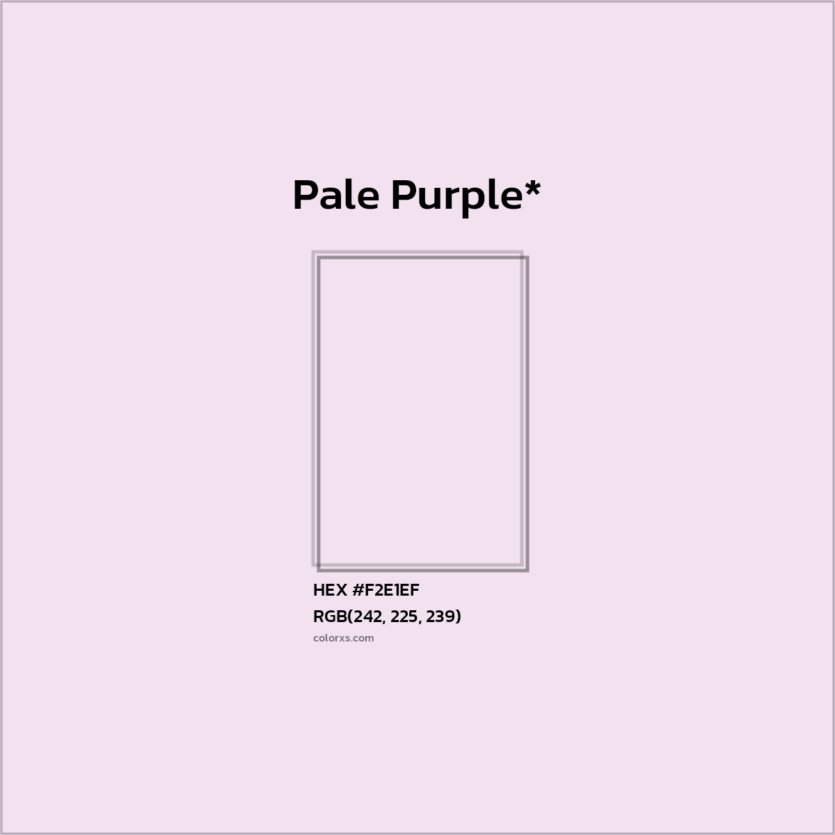 HEX #F2E1EF Color Name, Color Code, Palettes, Similar Paints, Images