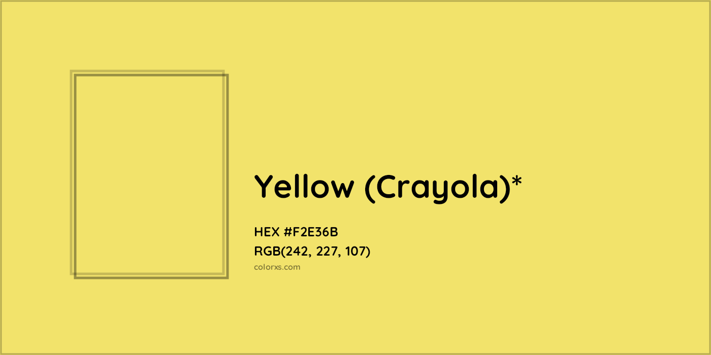 HEX #F2E36B Color Name, Color Code, Palettes, Similar Paints, Images