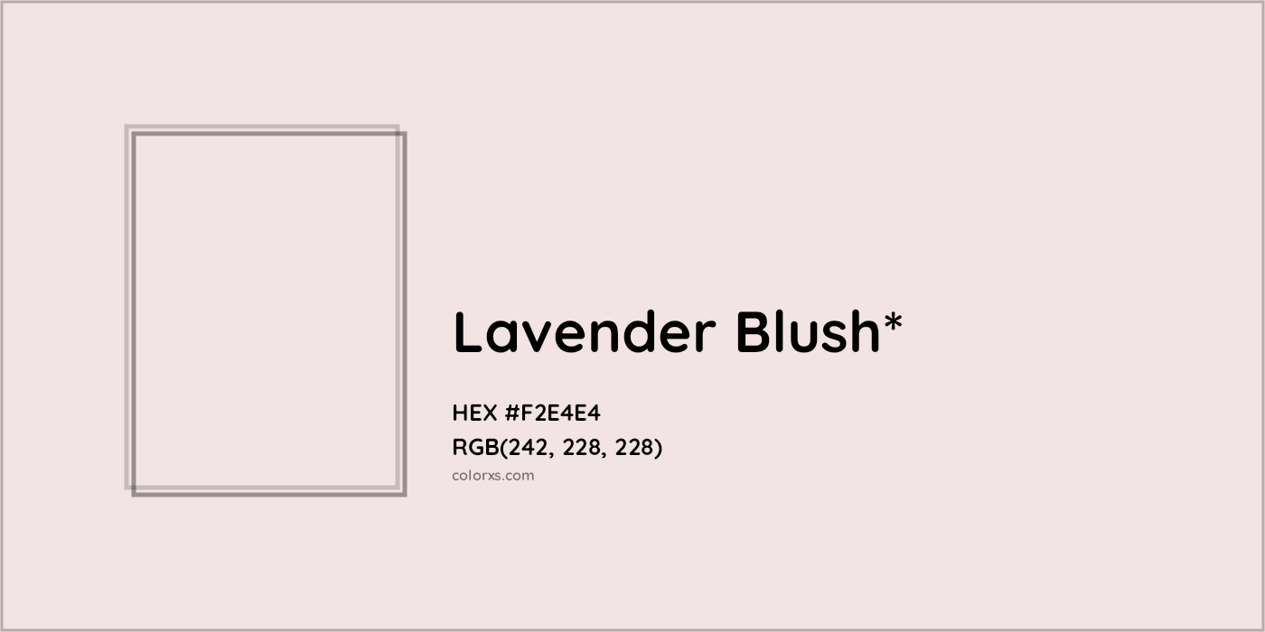 HEX #F2E4E4 Color Name, Color Code, Palettes, Similar Paints, Images
