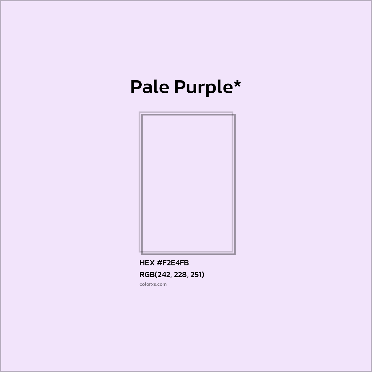 HEX #F2E4FB Color Name, Color Code, Palettes, Similar Paints, Images