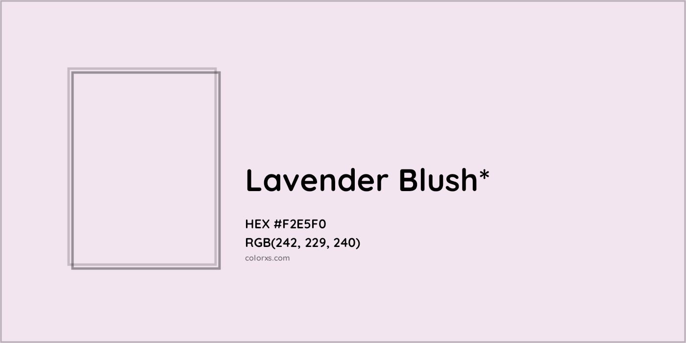 HEX #F2E5F0 Color Name, Color Code, Palettes, Similar Paints, Images