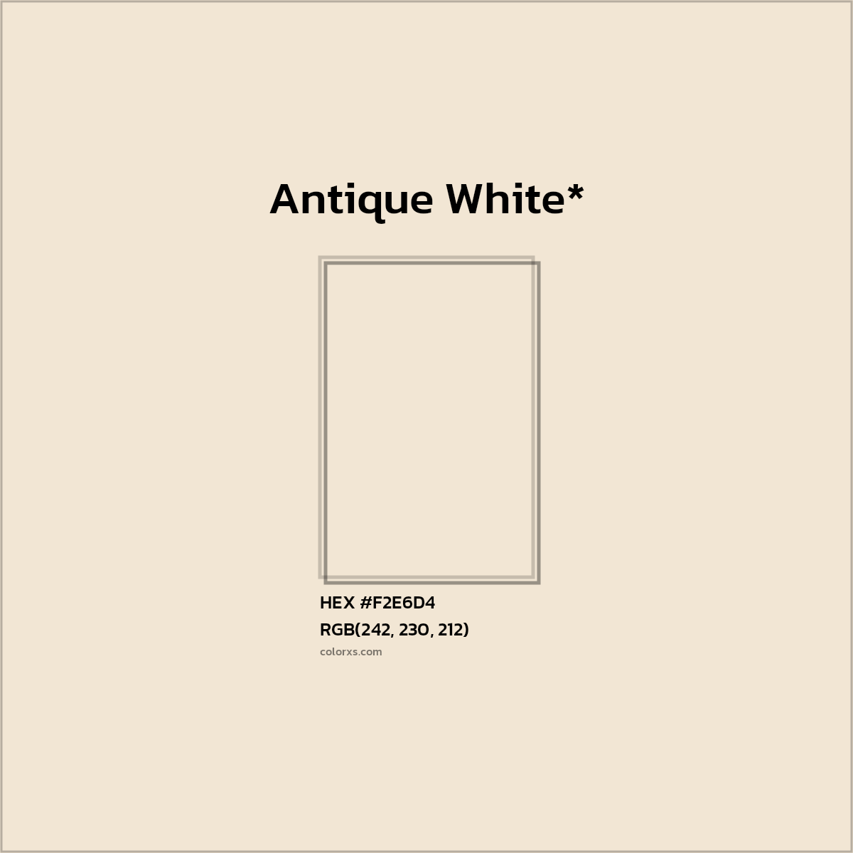 HEX #F2E6D4 Color Name, Color Code, Palettes, Similar Paints, Images