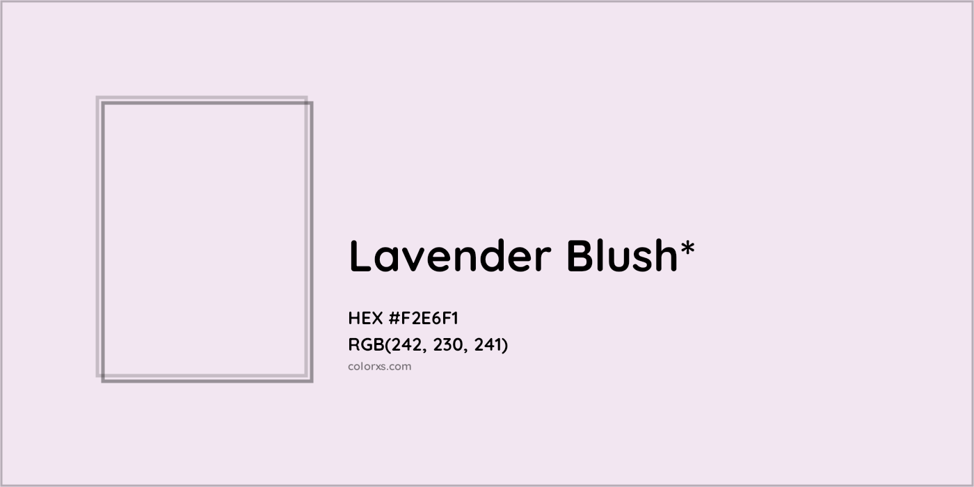 HEX #F2E6F1 Color Name, Color Code, Palettes, Similar Paints, Images