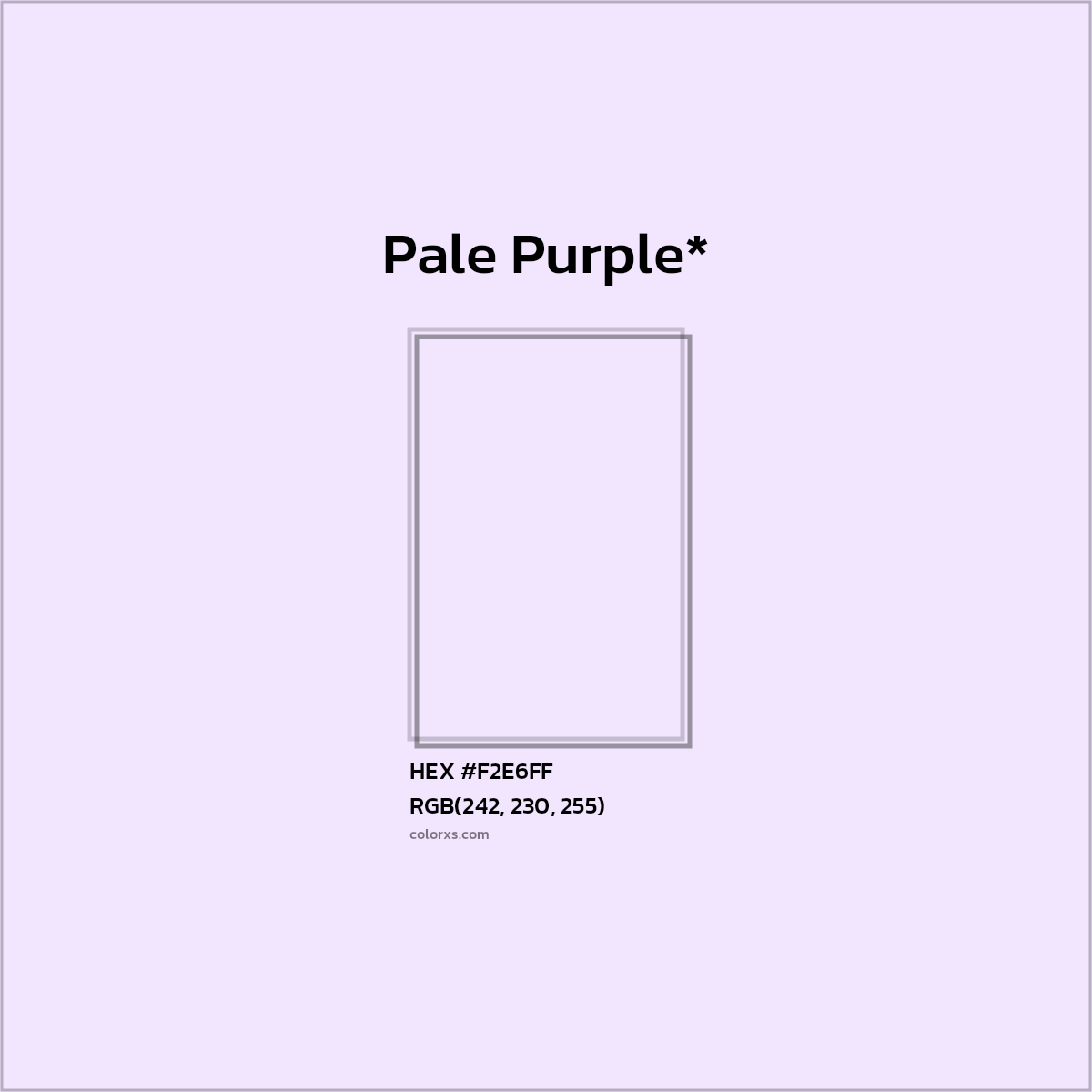 HEX #F2E6FF Color Name, Color Code, Palettes, Similar Paints, Images