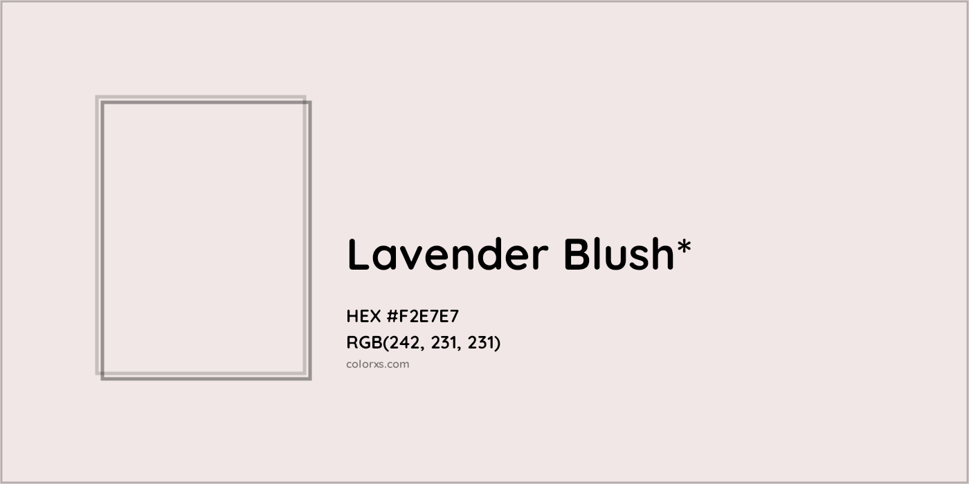 HEX #F2E7E7 Color Name, Color Code, Palettes, Similar Paints, Images