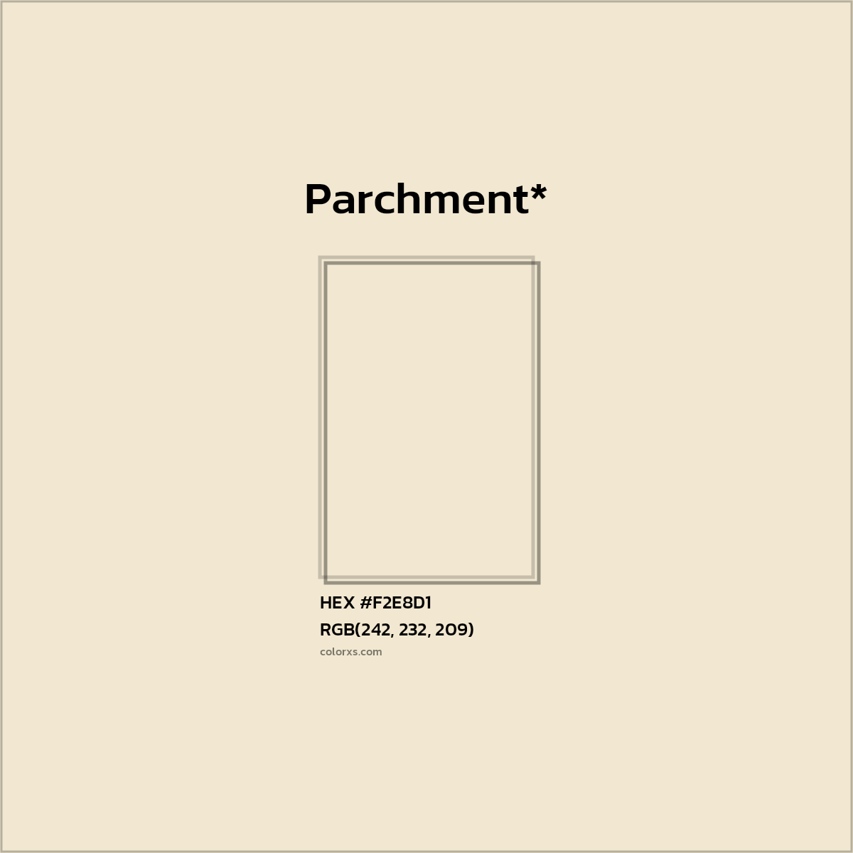 HEX #F2E8D1 Color Name, Color Code, Palettes, Similar Paints, Images