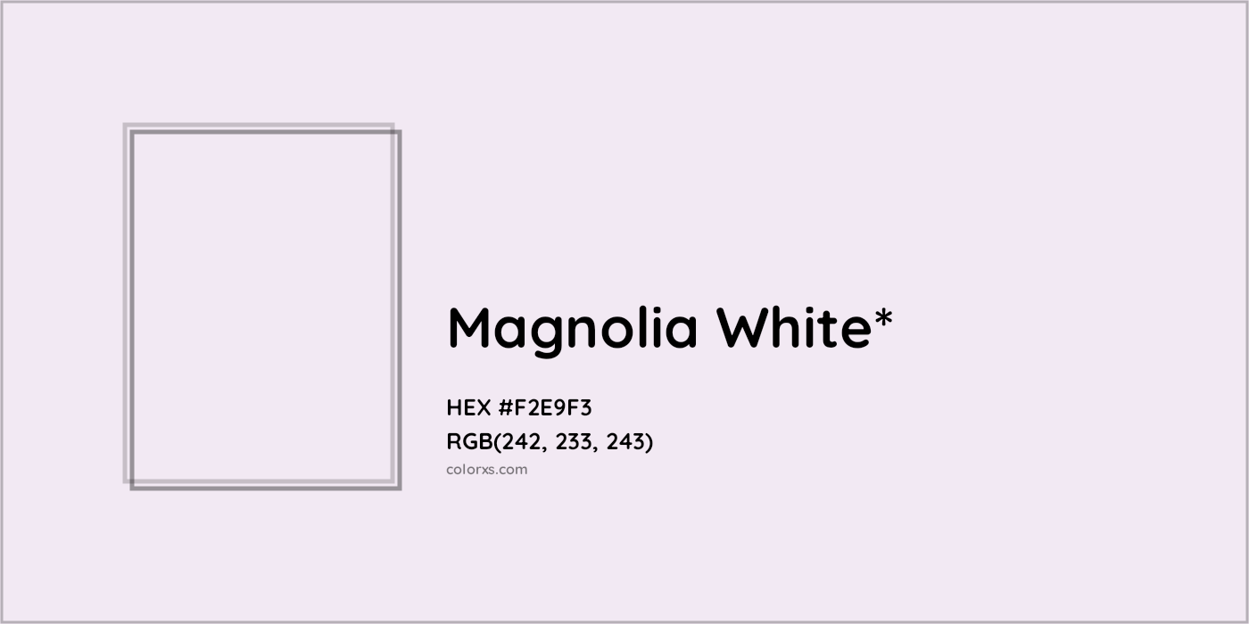 HEX #F2E9F3 Color Name, Color Code, Palettes, Similar Paints, Images