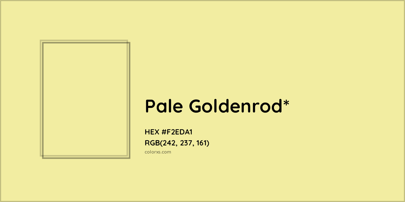 HEX #F2EDA1 Color Name, Color Code, Palettes, Similar Paints, Images