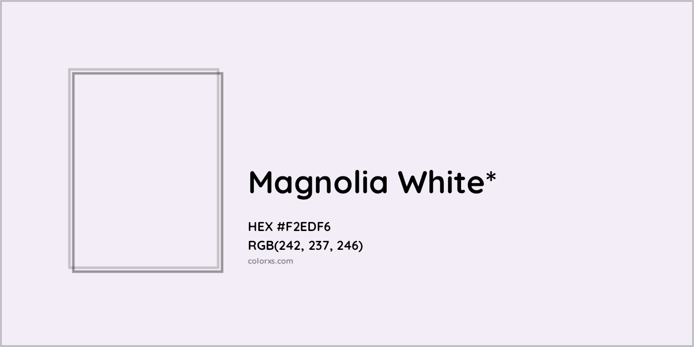 HEX #F2EDF6 Color Name, Color Code, Palettes, Similar Paints, Images