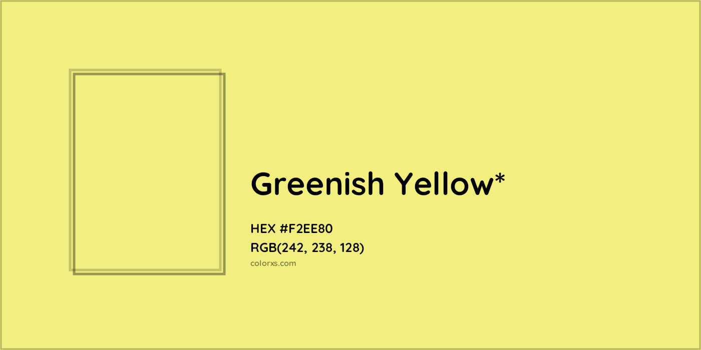 HEX #F2EE80 Color Name, Color Code, Palettes, Similar Paints, Images