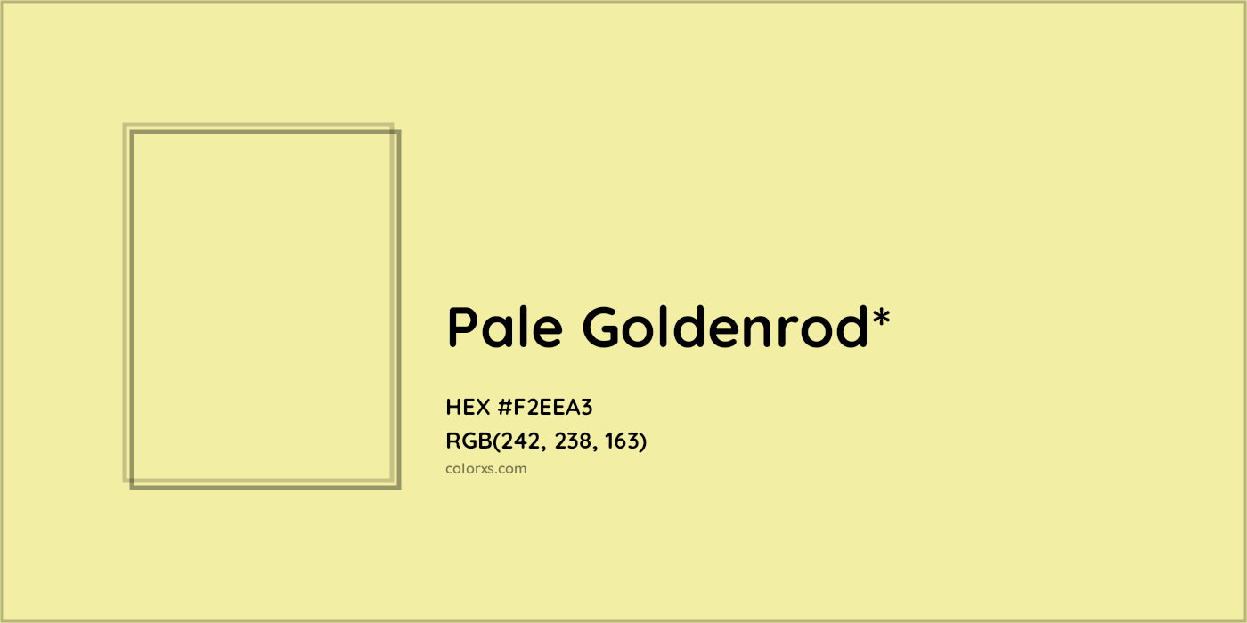 HEX #F2EEA3 Color Name, Color Code, Palettes, Similar Paints, Images