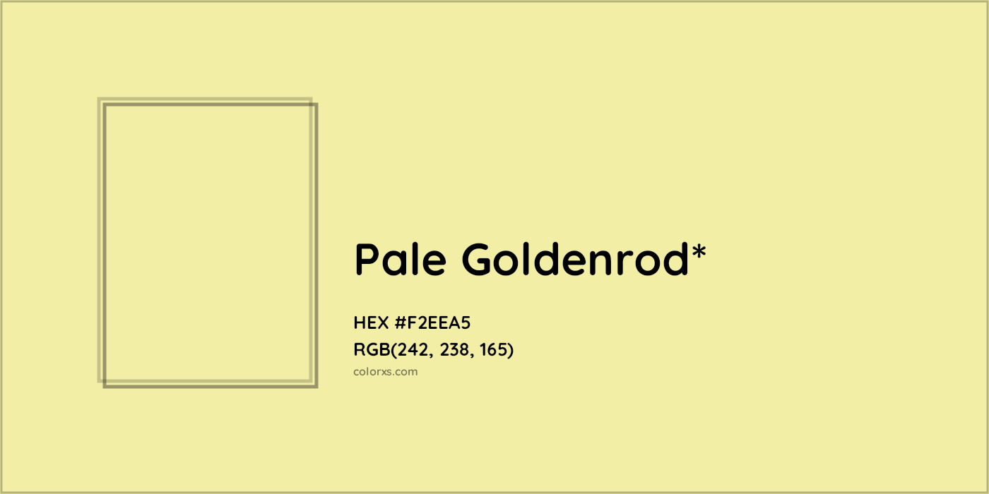 HEX #F2EEA5 Color Name, Color Code, Palettes, Similar Paints, Images