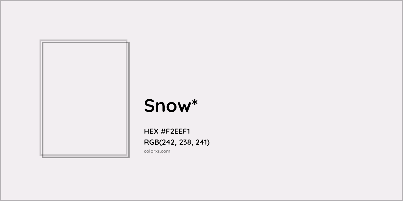 HEX #F2EEF1 Color Name, Color Code, Palettes, Similar Paints, Images