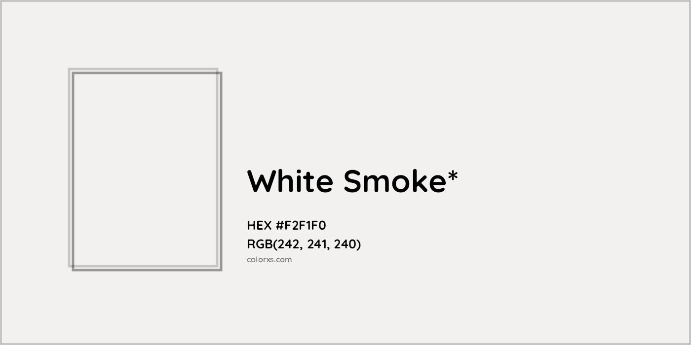 HEX #F2F1F0 Color Name, Color Code, Palettes, Similar Paints, Images