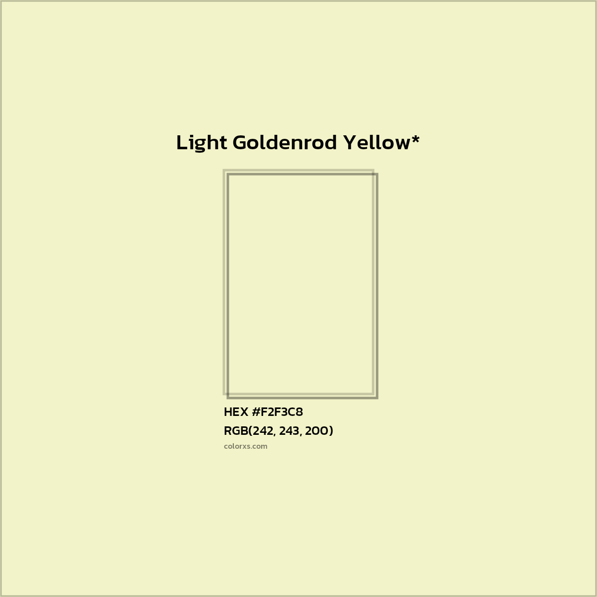 HEX #F2F3C8 Color Name, Color Code, Palettes, Similar Paints, Images