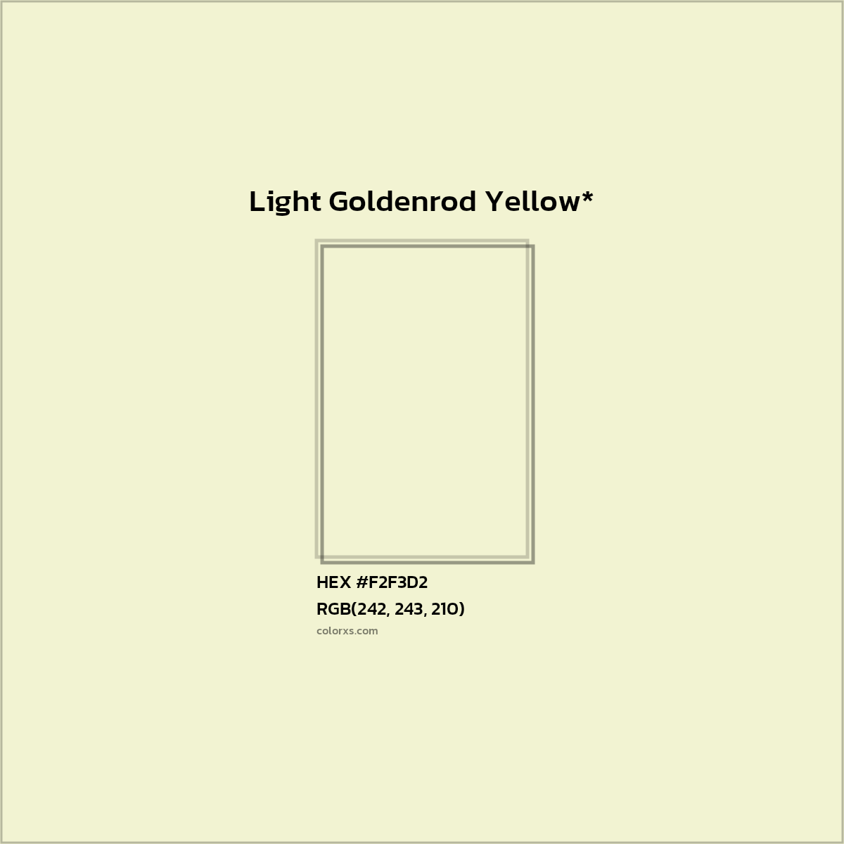 HEX #F2F3D2 Color Name, Color Code, Palettes, Similar Paints, Images