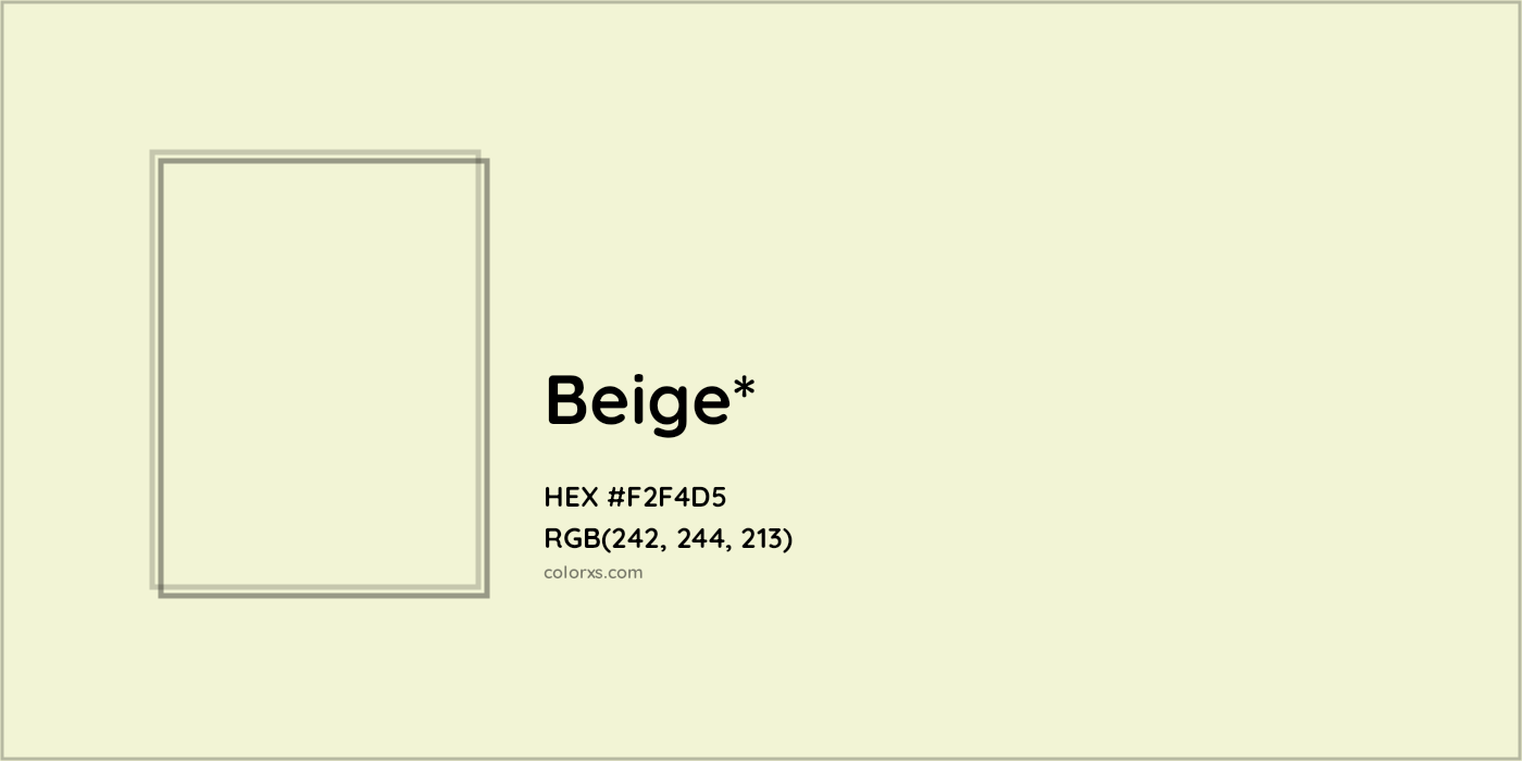 HEX #F2F4D5 Color Name, Color Code, Palettes, Similar Paints, Images