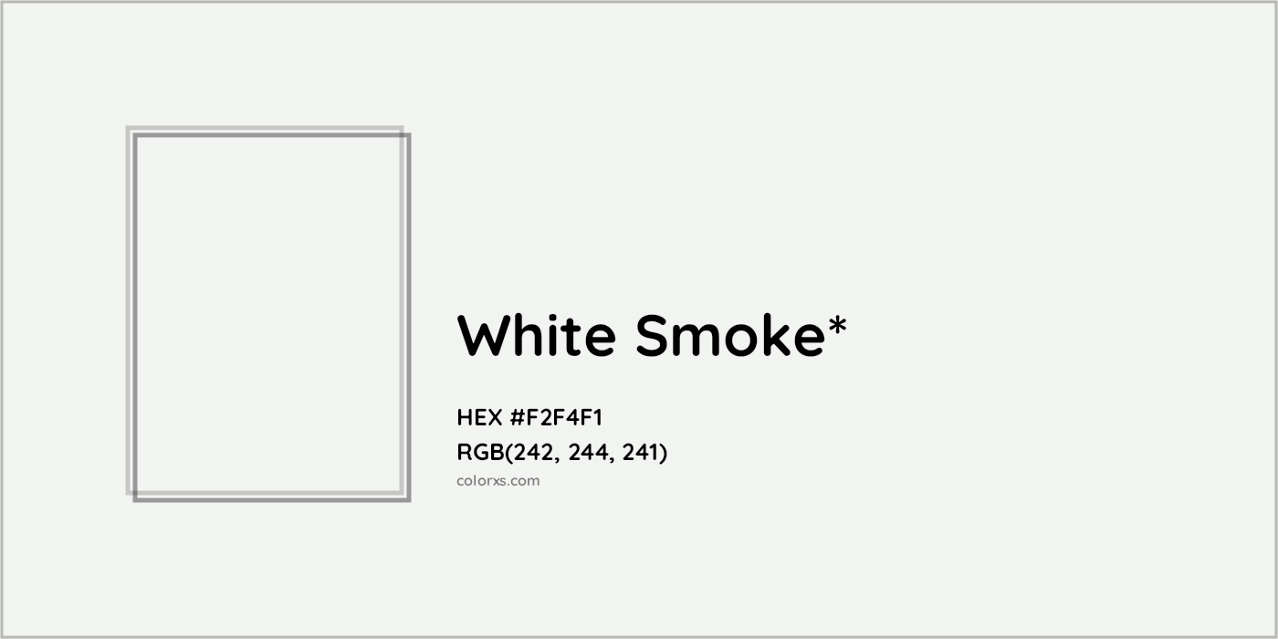 HEX #F2F4F1 Color Name, Color Code, Palettes, Similar Paints, Images