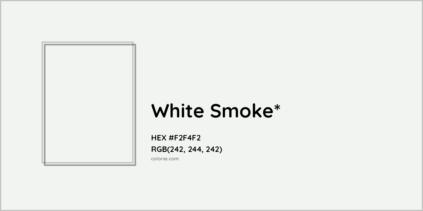 HEX #F2F4F2 Color Name, Color Code, Palettes, Similar Paints, Images