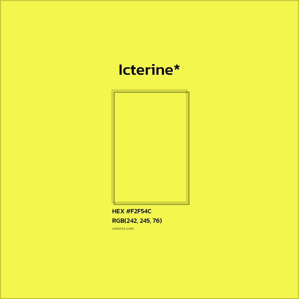 HEX #F2F54C Color Name, Color Code, Palettes, Similar Paints, Images