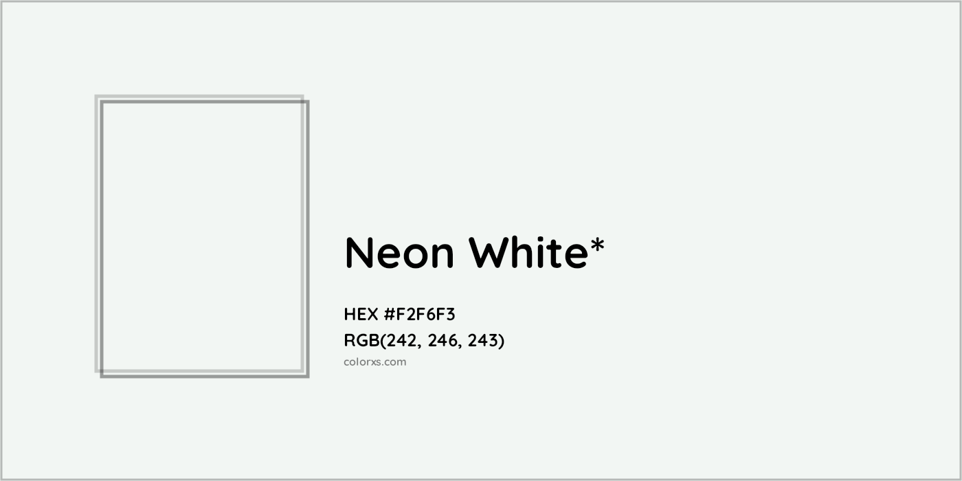 HEX #F2F6F3 Color Name, Color Code, Palettes, Similar Paints, Images