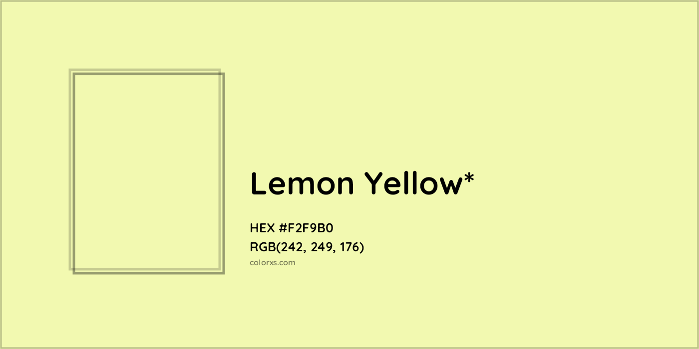 HEX #F2F9B0 Color Name, Color Code, Palettes, Similar Paints, Images