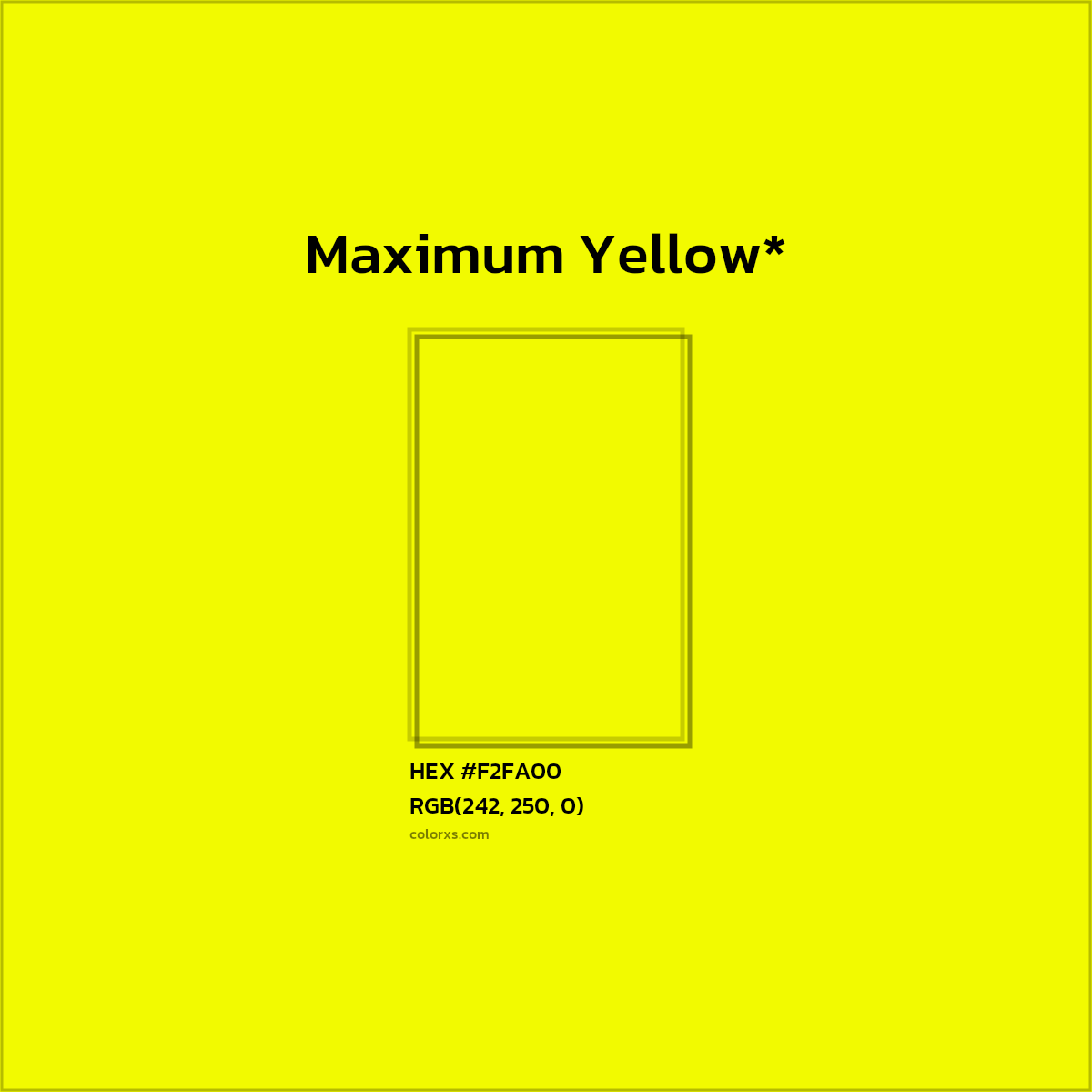 HEX #F2FA00 Color Name, Color Code, Palettes, Similar Paints, Images