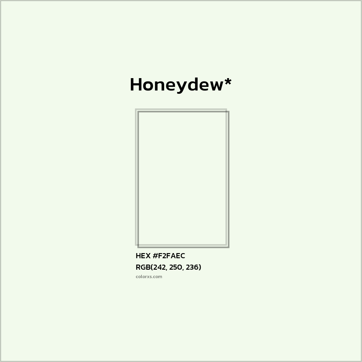 HEX #F2FAEC Color Name, Color Code, Palettes, Similar Paints, Images