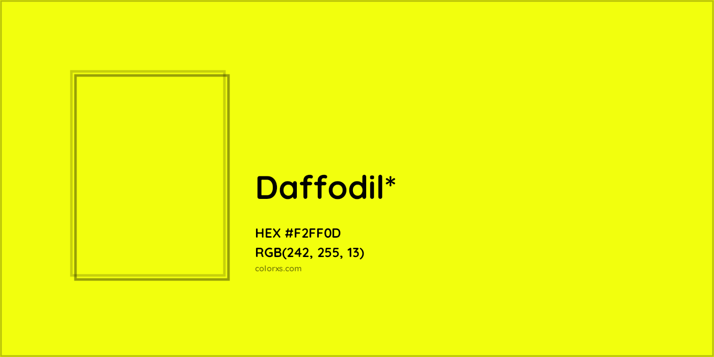 HEX #F2FF0D Color Name, Color Code, Palettes, Similar Paints, Images