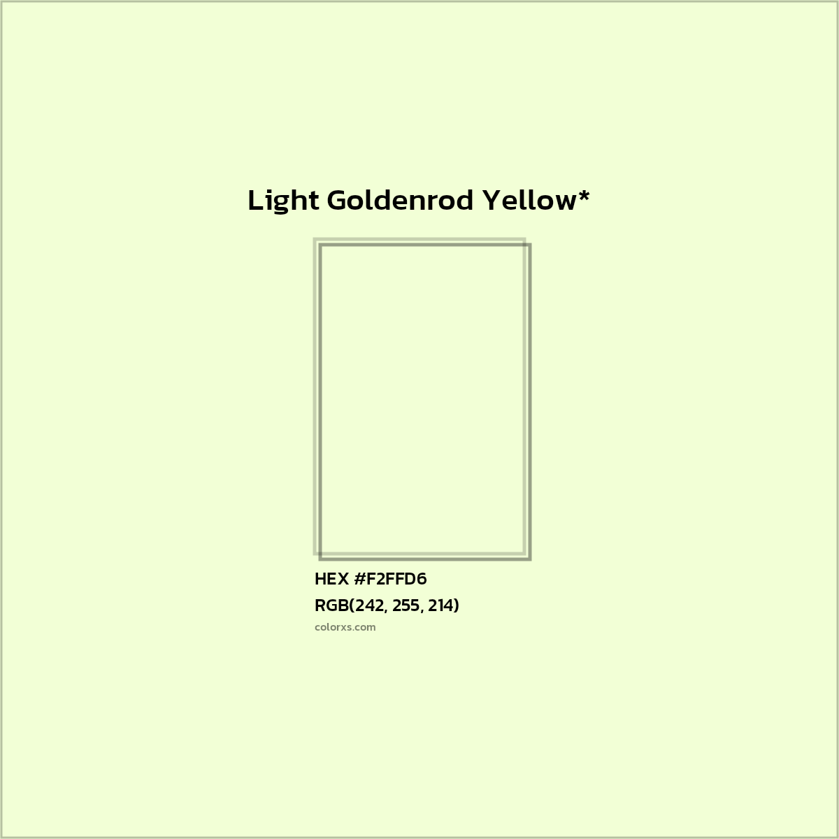 HEX #F2FFD6 Color Name, Color Code, Palettes, Similar Paints, Images