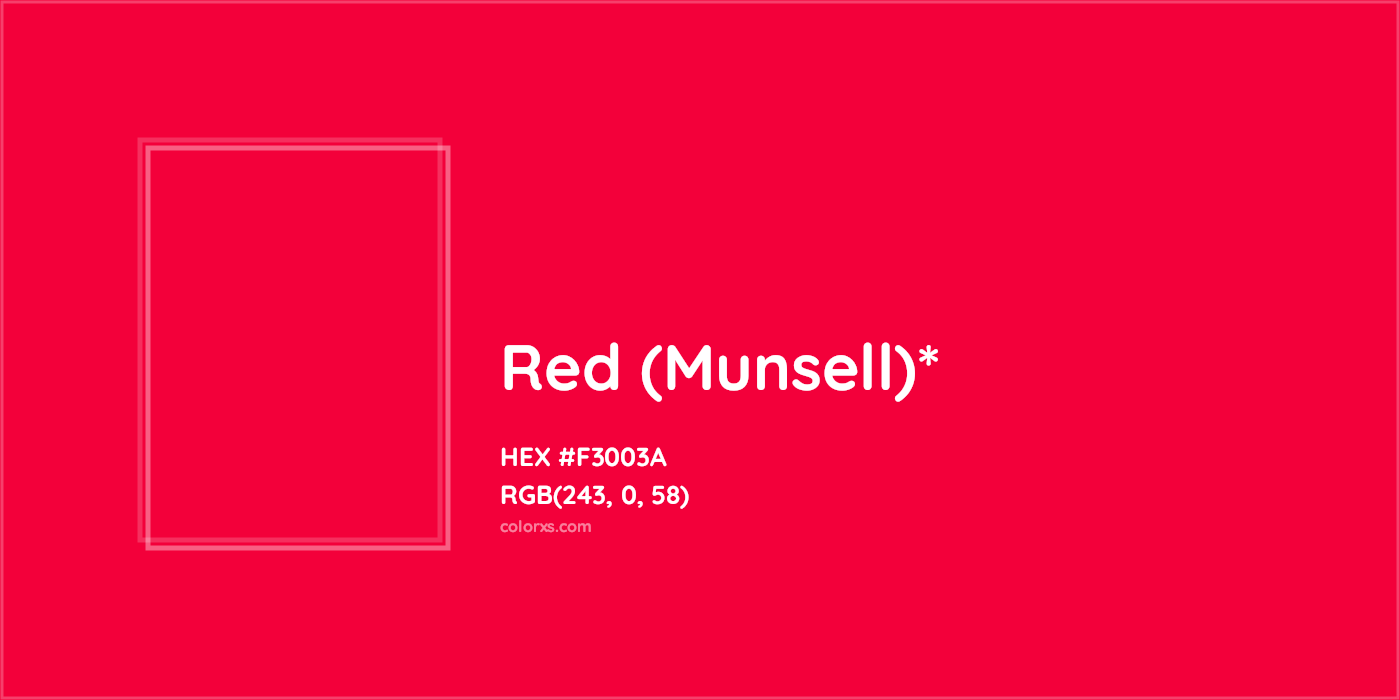 HEX #F3003A Color Name, Color Code, Palettes, Similar Paints, Images