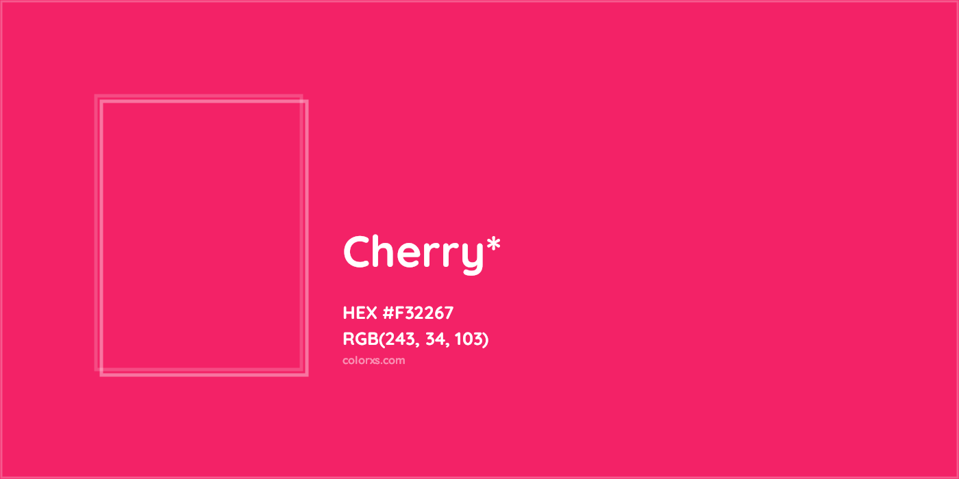 HEX #F32267 Color Name, Color Code, Palettes, Similar Paints, Images